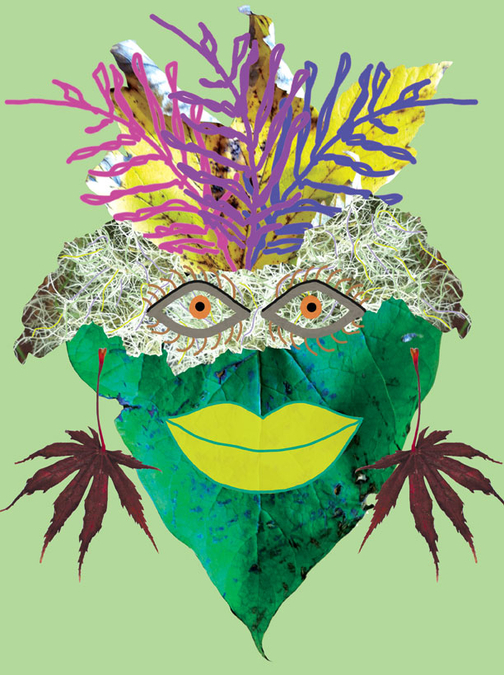 Lady Leaf with Fascinator